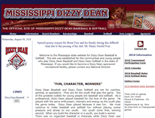 Tablet Screenshot of msdizzydean.org